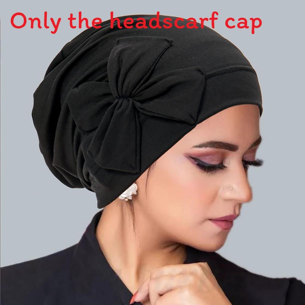 Headscarf Cap With Bow For Women Summer Winter Autumn Fashion Gift