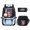 KPop Demon Hunters Korean version of student school bag children's backpack pencil bag set