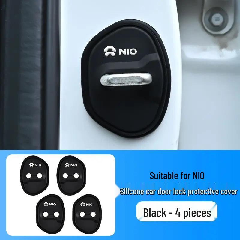 

NIO ET5T Car Door Lock Cover - Dustproof, Rustproof, Shock Absorbing Silicone Protector Standard