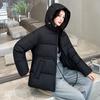Down cotton clothes women's medium style thickened waist winter new Maillard puff bread clothes elastic waist cotton clothes