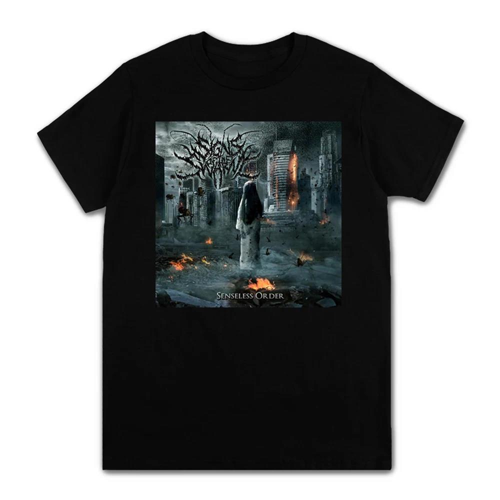 Vintage Deathcore Rockband T-shirtSigns Of The Swarm Grafiskt tryck Kortärmad Mode Casual Streetwear Herr EU-storlek T-shirt