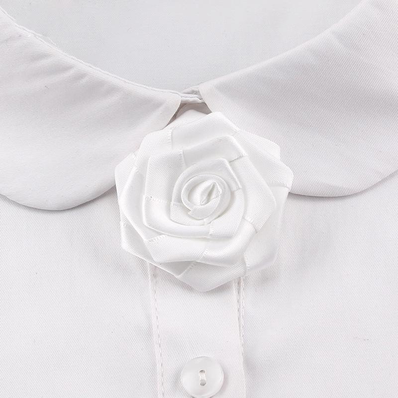 

Винтажная простая брошь-корсаж с черной розой, траурные броши, брошь для галстука на рубашку, аксессуары для женской одежды, булавка на воротник