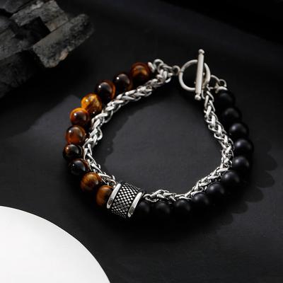 Fashion Stone Bead Bracelet Men's Bracelet