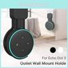 Sleek Black And White Wall-mount Charging Stand For Echo Dot 3 Smart Speaker