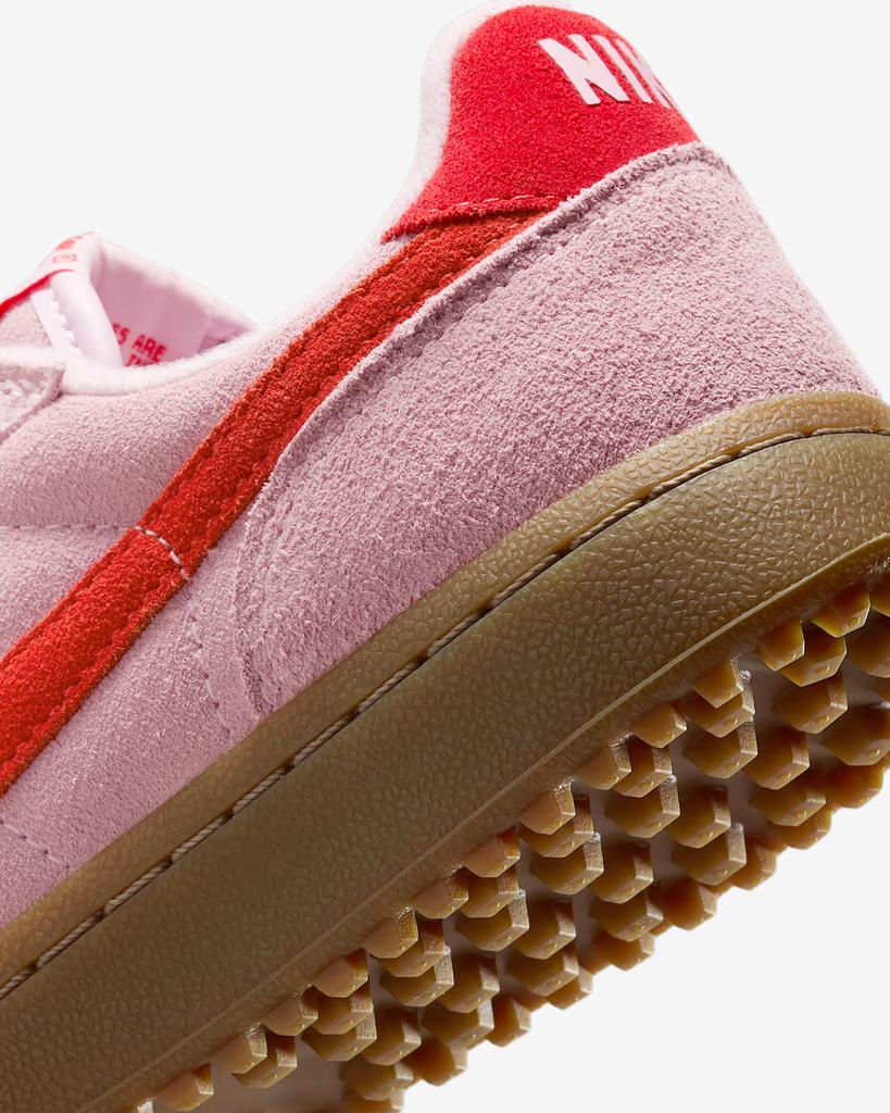 IF1743-602 Nike Field General Suede Shoes Pink Foam Gum Dark Brown (Women's)
