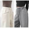 2026 Spring High-Waisted Slimming Loose Straight-Leg Women's Pants with Drawstring Elastic Waist