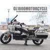 MOULD KING 23001 techniczne złote skrzydło GL1800 motocyklowe klocki samochodowe montaż cegieł zabawki edukacyjne dla dzieci prezenty świąteczne