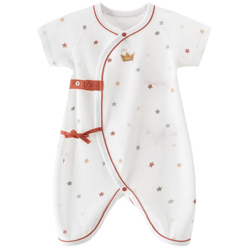 Guaiqixiong Newborn Pure Cotton Short Sleeve Summer Romper 59