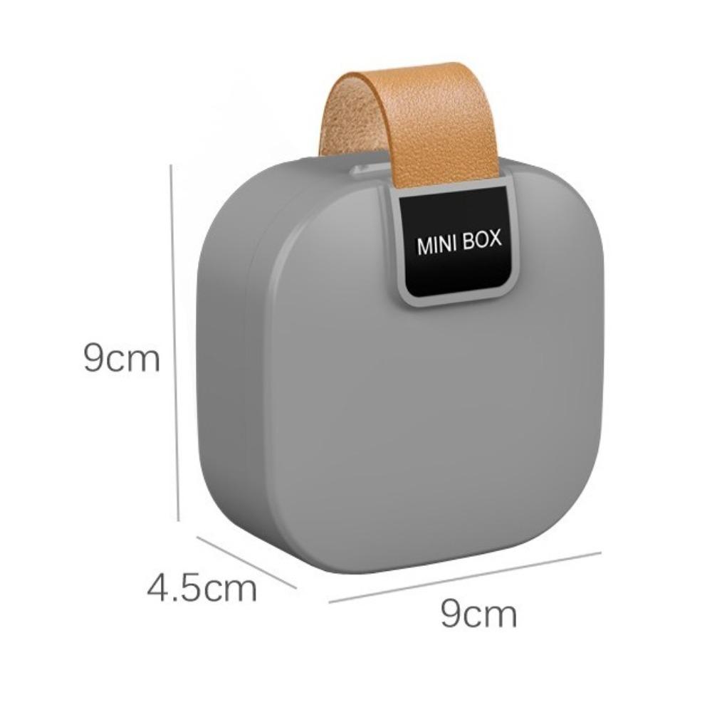 Mini Organizer na Biżuterię Kolczyki Plastikowy Etui Uchwyt na Słuchawki Torba Podróżna do Przenoszenia