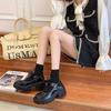 Japanese Mary Jane Shoes Small Leather Shoes Women's Platform Muffin Shoes Fashion Versatile One-word Buckle Cute JK Women's Shoes