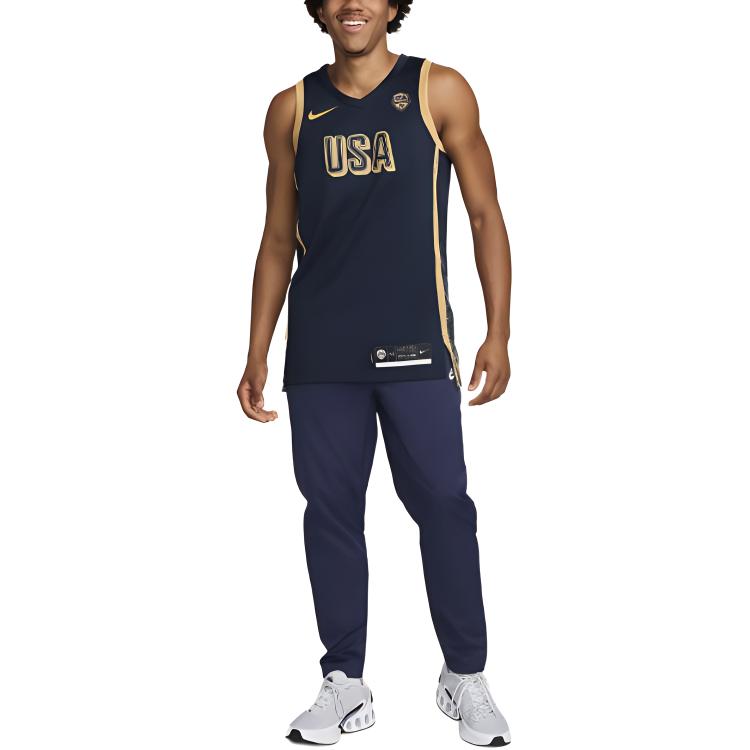 Nike Limited Basketball Jersey Dry Comfortable Sweat-Wicking Men Jersey Obsidian HF5449-451