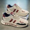 Men's Shoes Sneakers Lace Up 2025 New Spring Breathable Casual Sneakers Leisure Soled Comfort Non Slip Outdoor Running Shoes