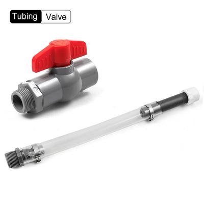 Deluxe Racing Fuel Jug Filler Hose With Shutoff Valve.