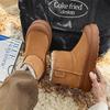 Winter thickened warm snow boots sleeve round cotton boots non-slip thick-soled velvet shoes
