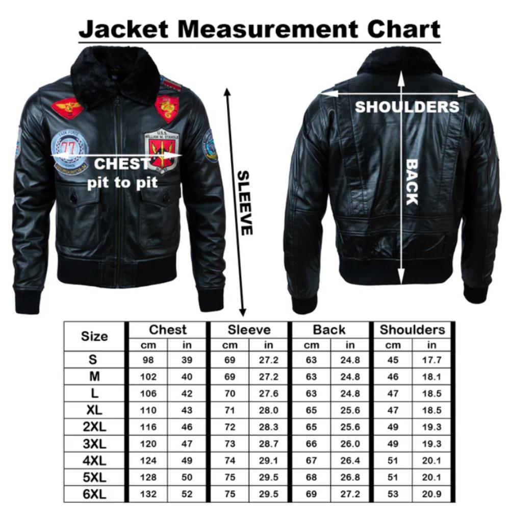 AVIATRIX מעיל עור אמיתי לגברים בסגנון טייס א비אייטור בומבר (2KVE) - שחור עם צווארון פרווה שחור