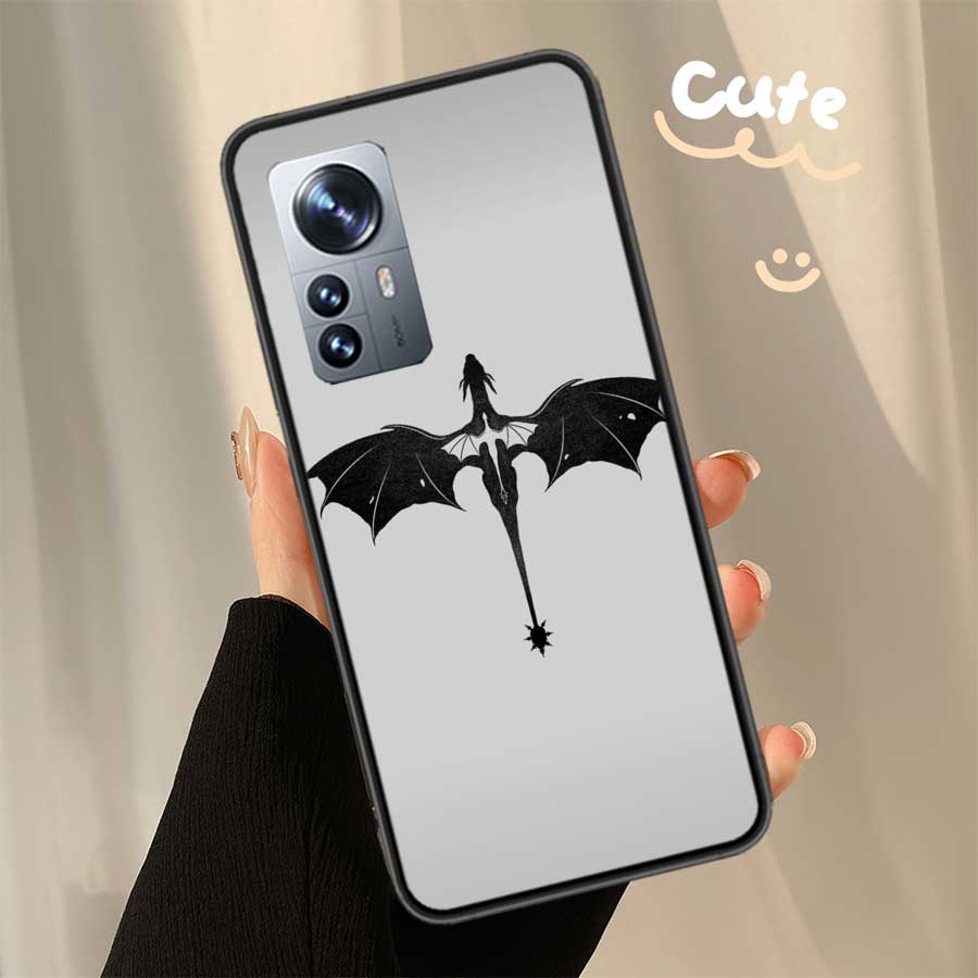 F-Fourth W-Wing Dragon Phone Case For Xiaomi Poco F7 Mi 14 Ultra 15 13 12 Pro 11T 10T 12T Pro 12X 11i 11 10 Lite 5G 9 8 Cover Ca