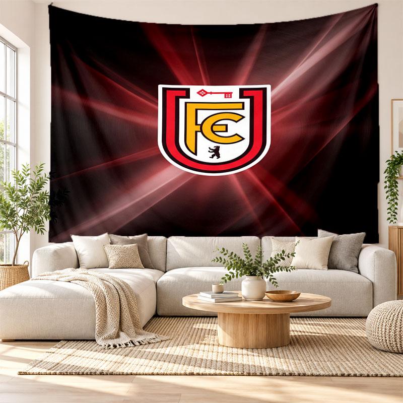 Union Berlin FC Wall Tapestry, Soft Fabric Wall Hanging, Decorative Backdrop For Bedroom Home Wall Art