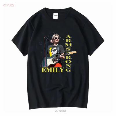 Super Frescos Nuevas Llegadas Camiseta Emily Armstrong Homenaje Vocalista Chica Rockera Años 90 Fans manga larga o corta vintage Lavada hombre