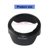 Professional Lens Hood EW-53B for RF-S 10-18mm F4.5-6.3 IS Lens 49mm Snap On Camera Lens Shade Protector