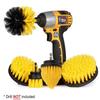 5Pcs Drill Brush Attachment Set Power Scrubber Brush Durable Cleaning Brushes For Bathroom Tile Floor Car Wheel Washing