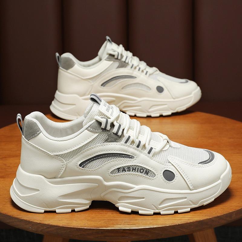 

Весняне чоловіче взуття нове дихаюче сітчасте взуття чоловіче трендове універсальне на платформі спортивне взуття повсякденне взуття для тата модне 44