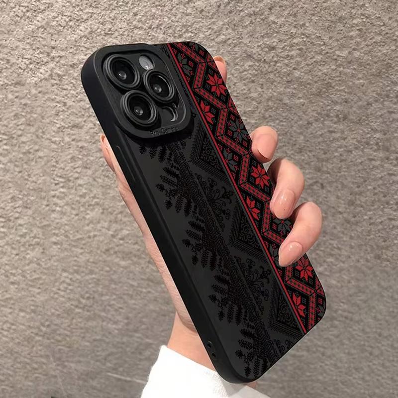 Vintage Totem Painting Phone Case For Samsung S25 S24 Ultra S23 Ultra S22 S21 S20 Plus Note 20 S24FE S23FE Silicone Cover