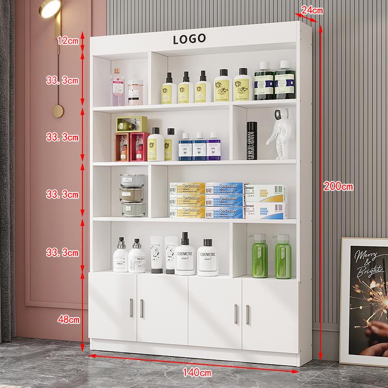 Beauty Salon Cosmetic Display Cabinet & Makeup Shelf Rack