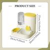 2 In 1 Automatic Pet Feeder, Water Bowl, Food Container, Drinking Bowl with Removable PP Parts