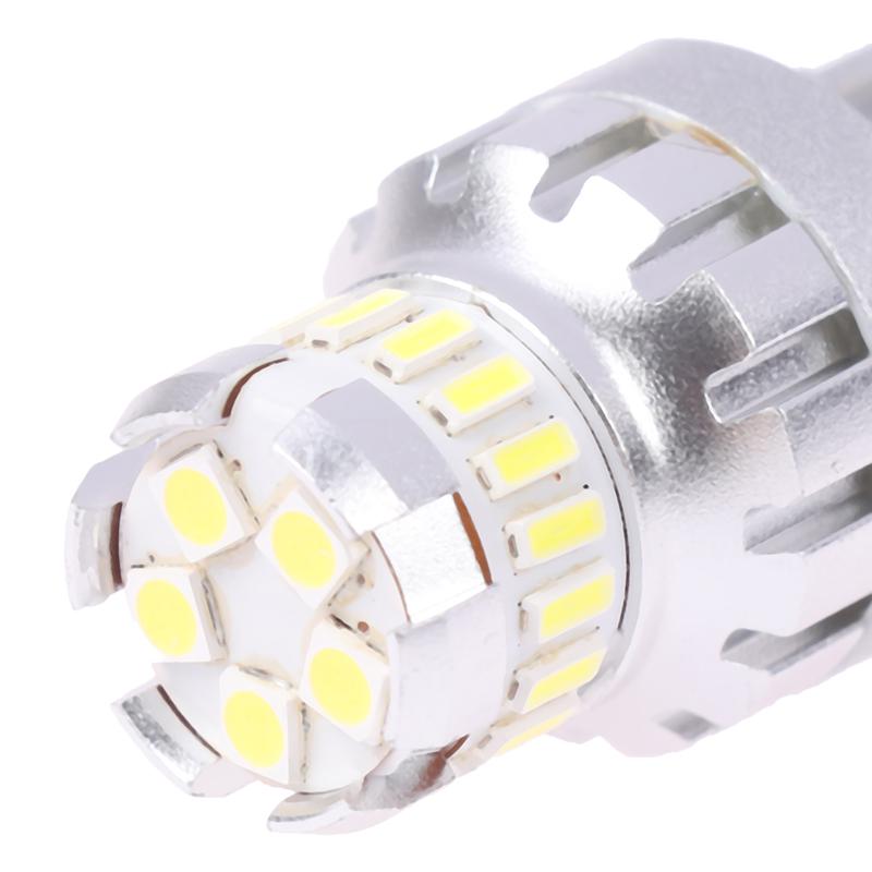 2 stk T20 LED Canbus 7443 W21/5W 7440 W21W LED-pære 6500K Hvit Bil Parkeringslys Posisjonslys DRL Kjørelys 12V