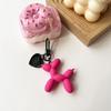 Ins Stil Liebe Ballon Hund Schlüsselanhänger Paar Schlüsselanhänger DIY Tasche Anhänger Dunkel Cooles Mädchen Anhänger