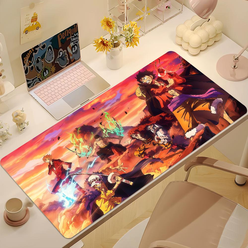 anime OOne PPiece funny art Mouse Pad Large Nonslip Lockedge Desktop Computer Desk Mat Keyboard MousePad Office Student