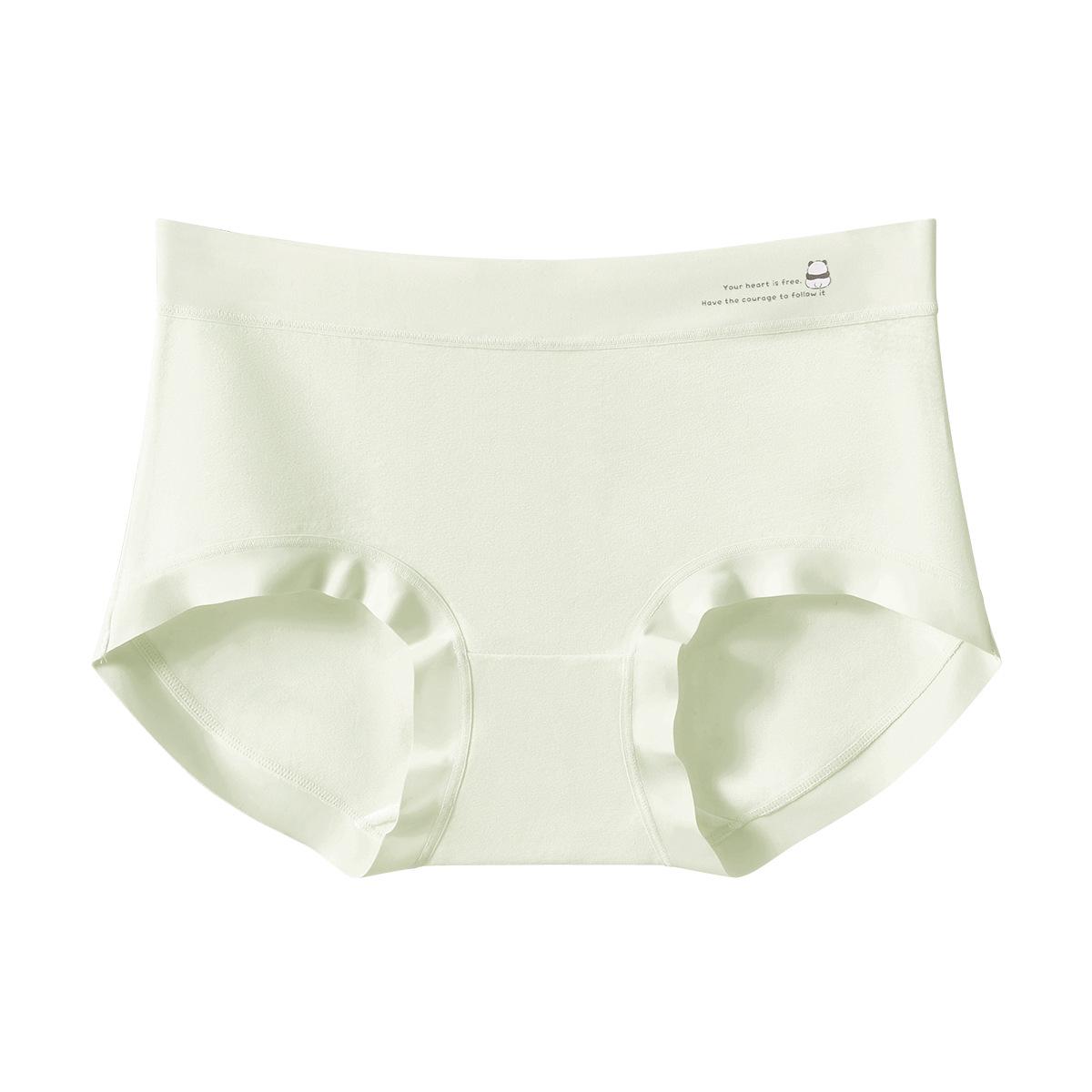 Mengdanyi A-Class Girls  Mid-Waist Cotton Underwear with Silk Antibacterial Crotch Medium