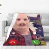 John Pork volá Vtipný meme deka Super měkká teplá Přehozová deka na pohovku 50x60 palců Více velikostí Kus koberce
