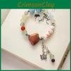 New Exquisite Chinese Ceramic Shell Scallop Bracelet Butterfly Charm Summer 2024
