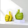 1pcs Creative Thumbs Up Banana Hand Ornaments Modern Home Decor Resin Crafts Living Room Desk Aesthetic Decoration
