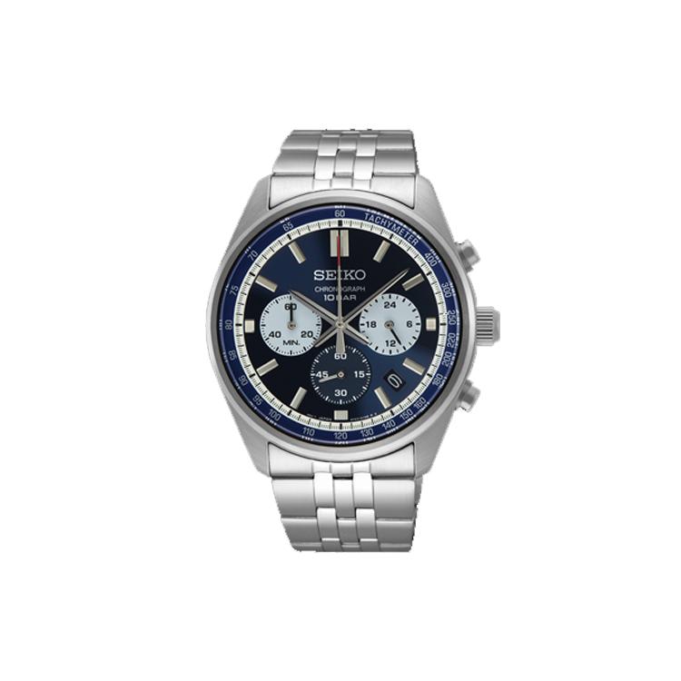 

SEIKO Quartz Movement Stainless Steel Strap Watch Men s Watches Blue Dial SSB427P1 Blue Dial