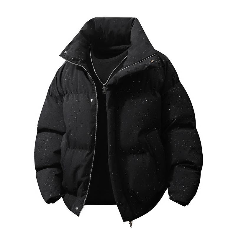 Men's new Gypsy cotton-padded clothes, thickened warm cotton-padded clothes, high street loose casual cotton-padded jackets.
