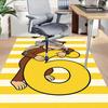1PC Curious George Anti-slip carpet, suitable for Office, bedroomand playrooms. It can also be used as a sofa footrest cover-R112