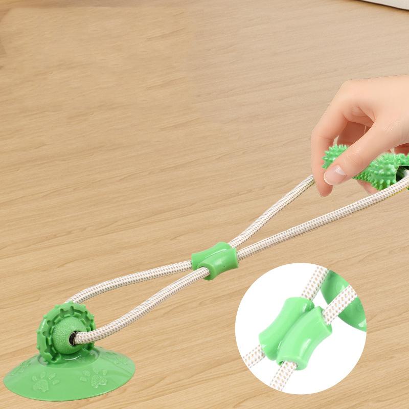 Durable Suction Cup Puppy Chew Elastic Bite Resistant Pet Interactive Wear-resistant TPR Pet Molar Bite Pet Supplies