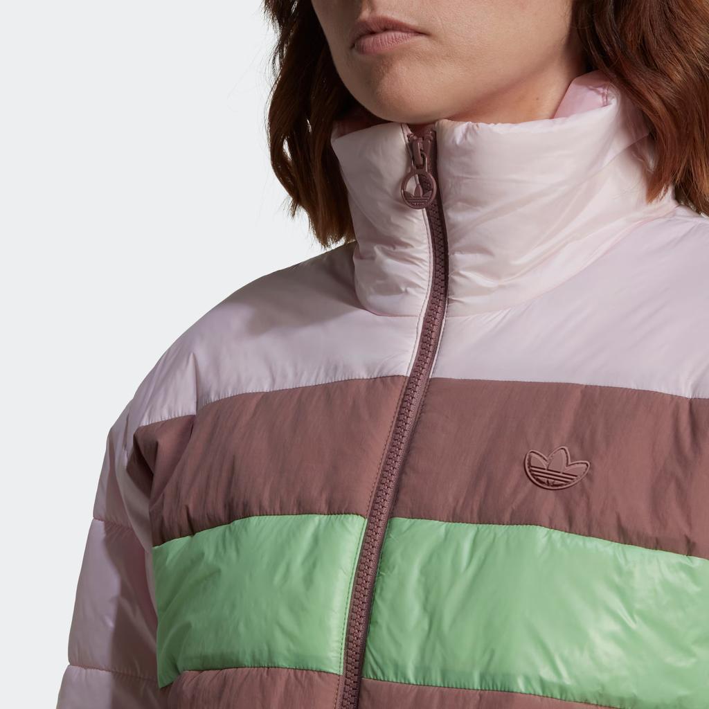adidas Chaqueta de plumón Originals para mujer Rosa Transparente HK5246