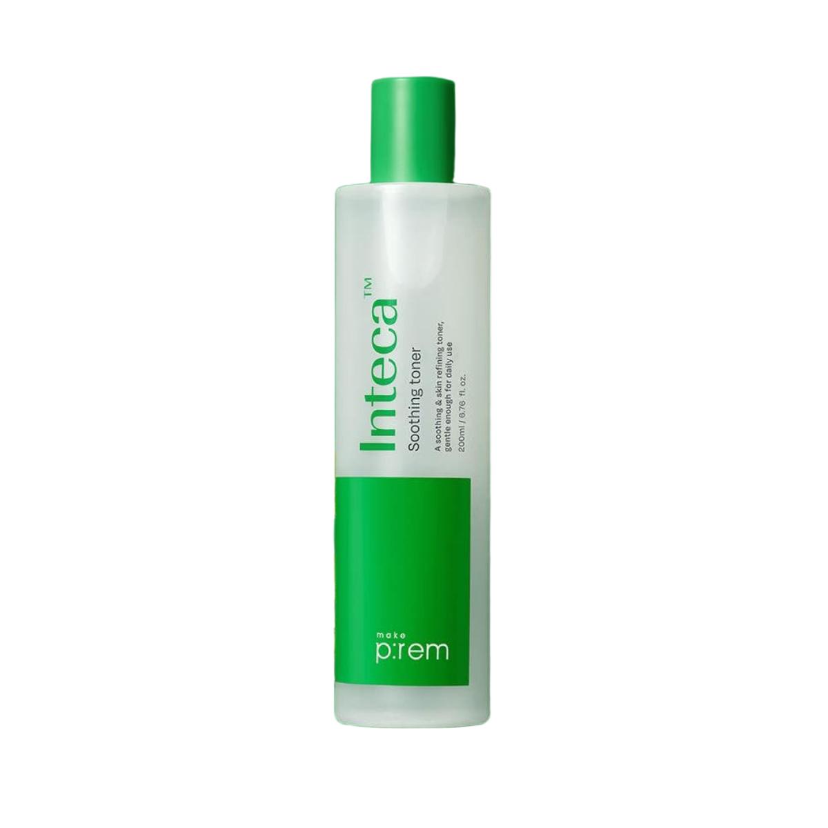 make p:rem Inteca Soothing Toner Daily Face Wash Hydrating Calming Facial Lotion 200ml