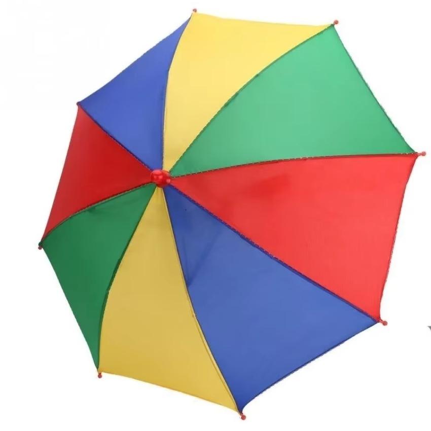 1 szt. Kreatywny parasol przeciwsłoneczny na zewnątrz składany wiatroodporny wędkarstwo piesze wycieczki plaża kemping ochrona przed słońcem kapelusze na głowę czapka wędkarska