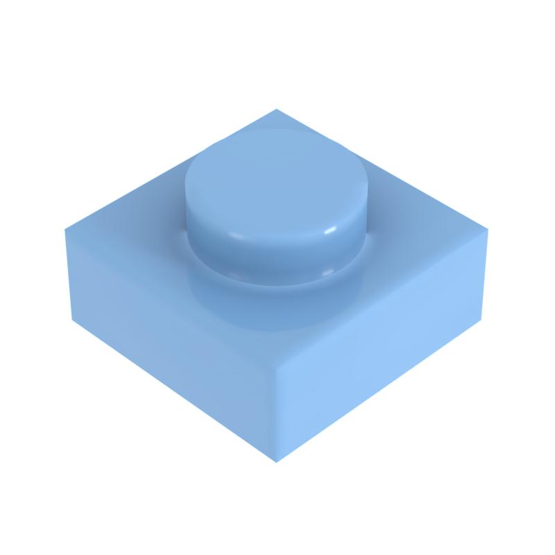 

[Funbrick] 50 Pieces Plate 1x1 3024 Compatible with Famous Small Size Particle Traditional Constructing Pieces Educational Tool Creative Design