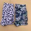 High Waist Camouflage Pole Dance Shorts Side Cross Large Hollow Sexy Fitness Pants