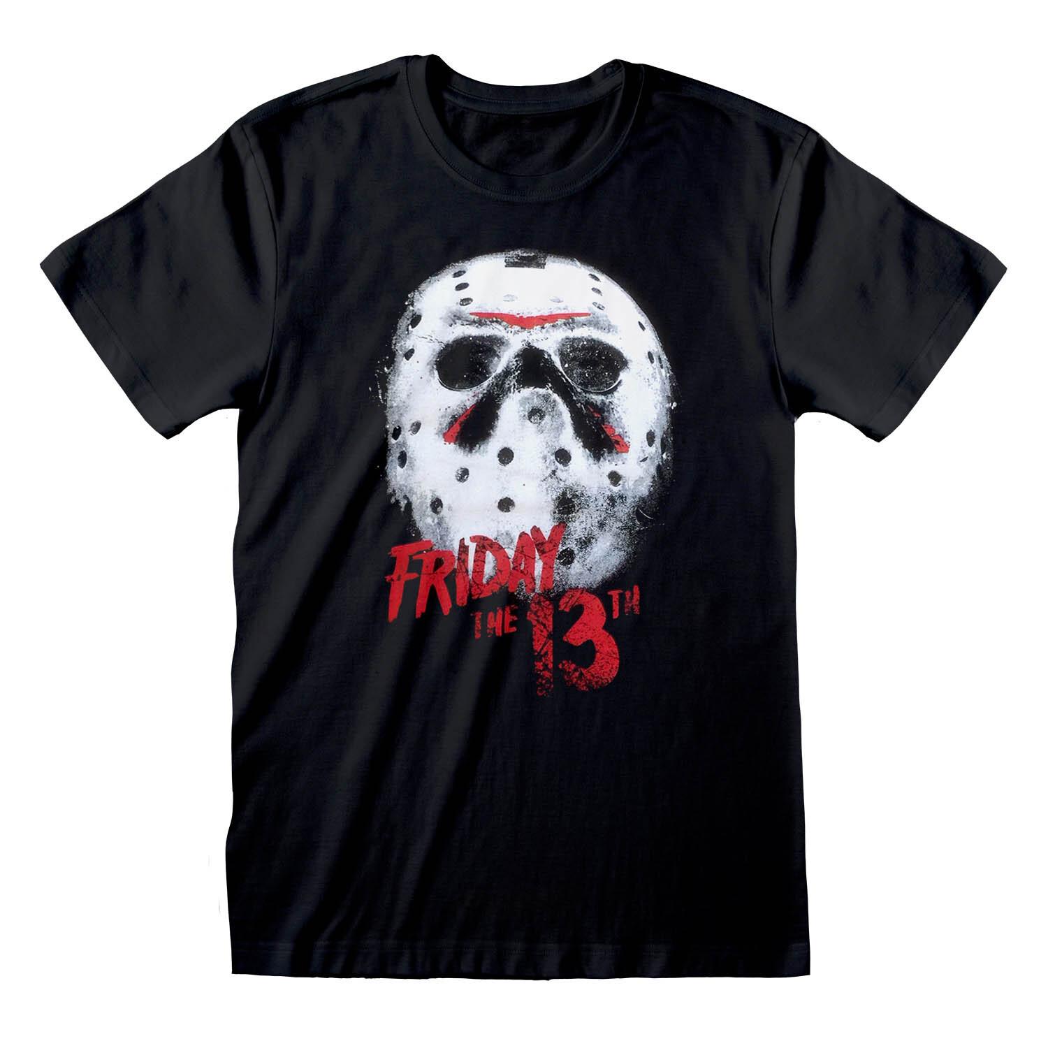 Friday The 13th White Mask Official Merchandise T-shirt MLXL2XL New XXXL