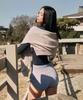 Debiweeo Double Strap Dolphin Pants Devi-B0074-Fog Blue