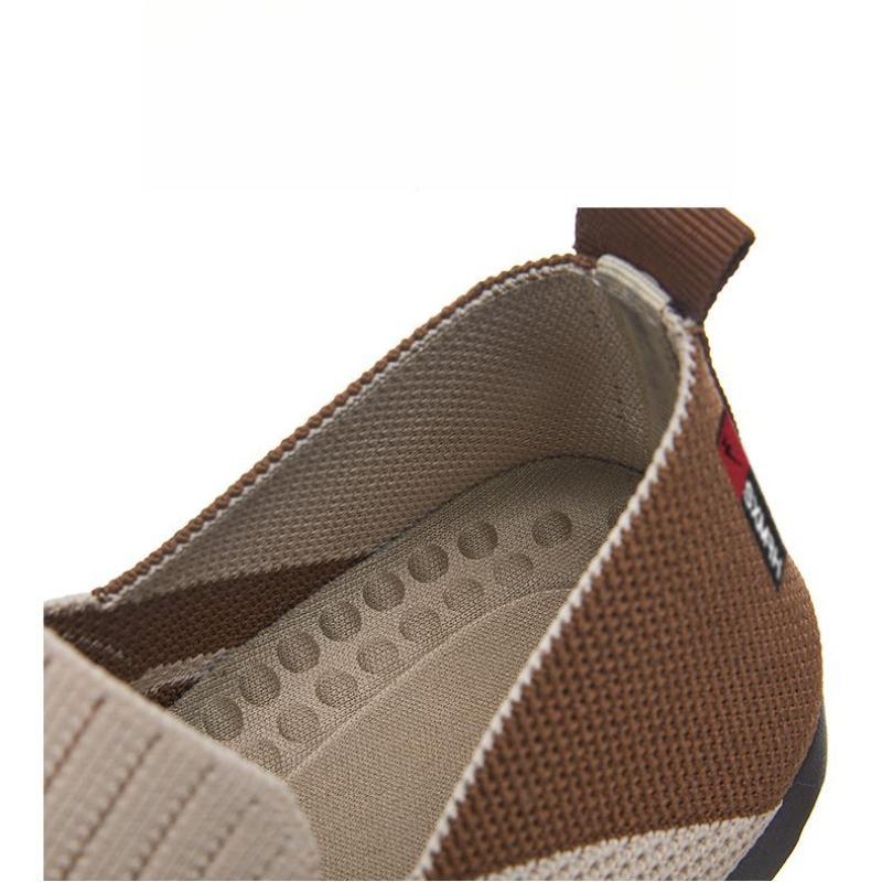 Fly-woven Sports Shoes Breathable S**t-soled Single Shoes Low-top Mother Shoes
