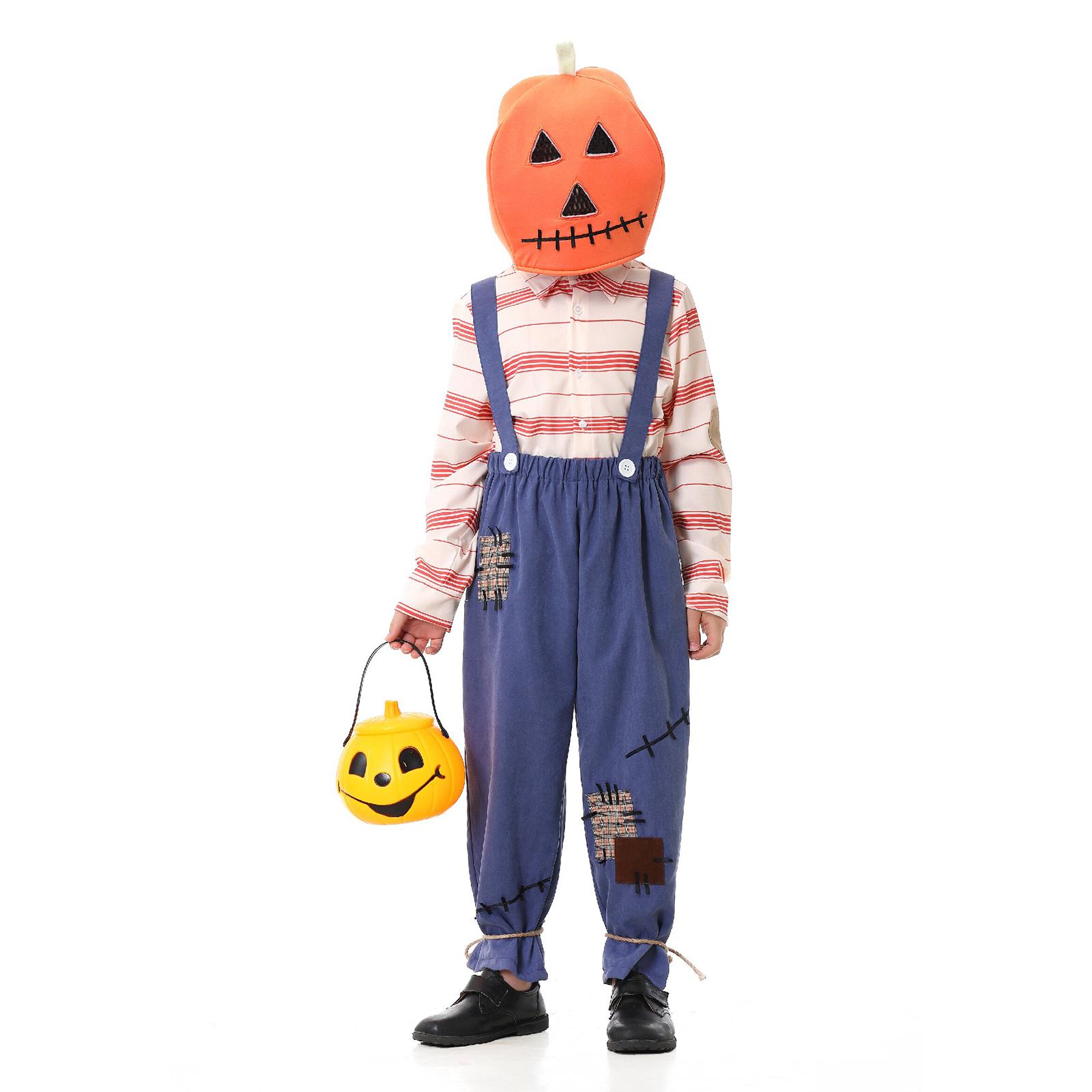 Family Halloween Pumpkin Costume Matching Set for Parent-Child Party 140