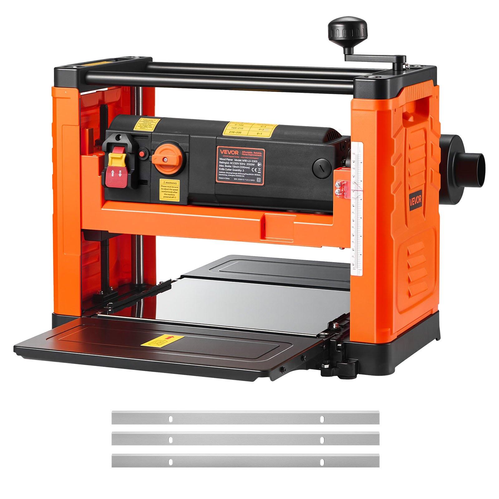 VEVOR Thickness Planer, Two Speed, 330