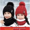 Women's Winter Ear Protection Knitted Wool Hat - Velvet Thickened for Cycling